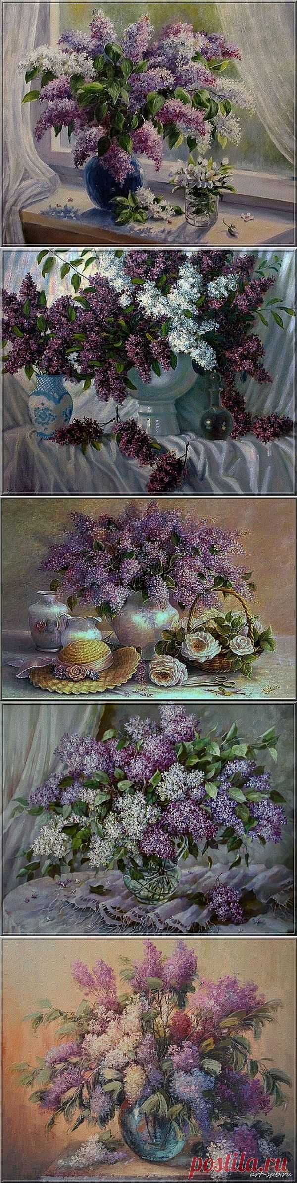 ♥ღ♥Сирень в изобразительном искусстве♥ღ♥.