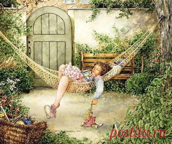 Великолепная серия акварельных картин Воспоминания о детстве. Художник Кэтрин Симпсон (Catherine Simpson) / Удивительное искусство