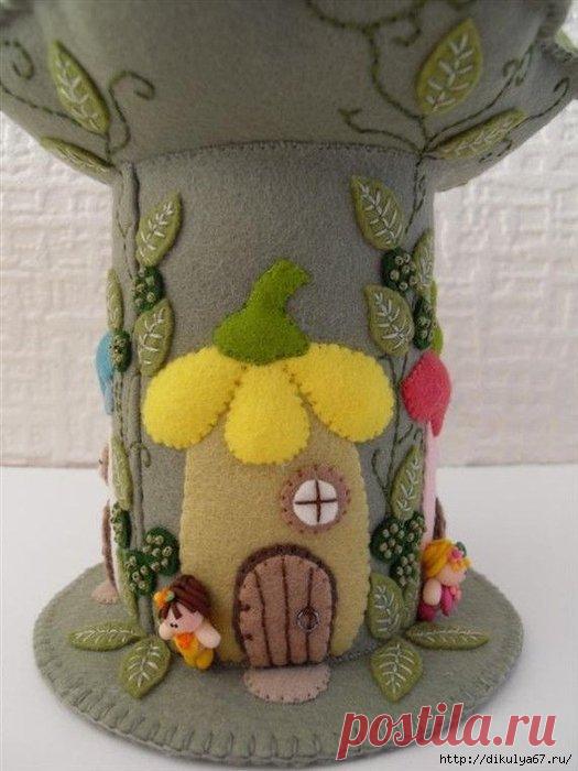 Из фетра - грибочки. Игольница своими руками