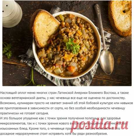 Чечевица: все о самой недооцененной бобовой культуре! 

Настоящий оплот меню многих стран Латинской Америки Ближнего Востока, а также основа вегетарианской диеты, у нас чечевица все еще не оценена по достоинству. Возможно, кулинарам просто не хватает знаний об этой бобовой культуре или навыков ее приготовления в зависимости от сорта, но без особой необходимости чечевицу практически не готовят сегодня. И это большое упущение как с точки зрения получения полезных для здоровь...