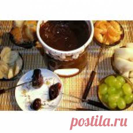 Шоколадное фондю Кулинарный рецепт