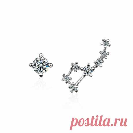 Серьги-каффы "Созвездие", Crystal Shik (Арт.: 76811-1) купить по выгодной цене в Интернет-магазине Море блеска