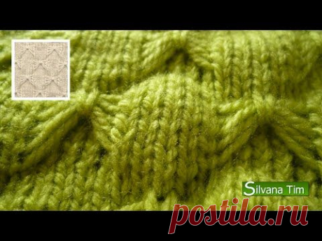 PUNTO MARIPOSA Tejido con dos Agujas #13