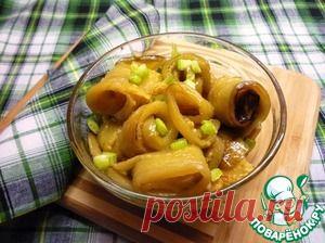 Улитки из баклажанов - кулинарный рецепт