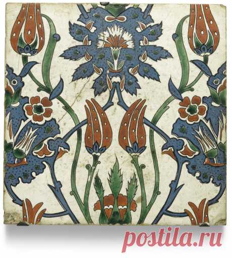 Европа, 19 век, размер 25,3х25,3 см