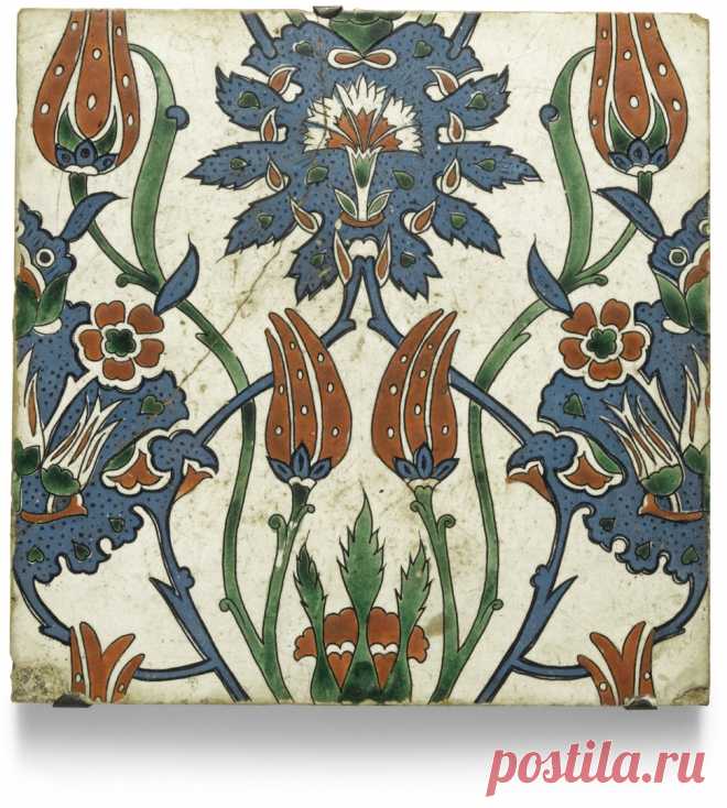 Европа, 19 век, размер 25,3х25,3 см