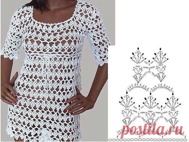 Туника крючком.