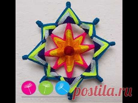Mini Mandada   Flor de 8 Pétalos