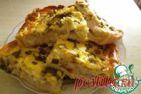 Пирог &quot;Рыбка под заливкой&quot; - кулинарный рецепт