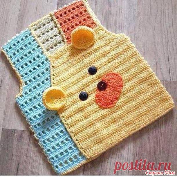 детские жилеты для вдохновения - Вязание - Страна Мам