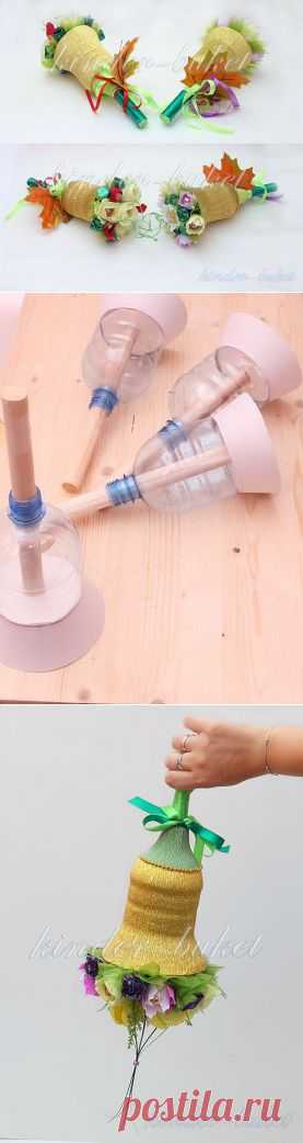 Колокольчик из конфет к 1 сентября – мастер-класс