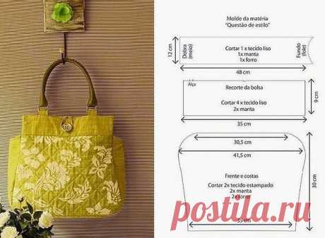 Подборка выкроек сумок — Сделай сам, идеи для творчества - DIY Ideas