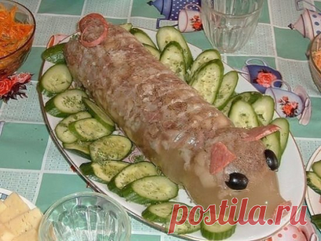 Холодец в бутылке.