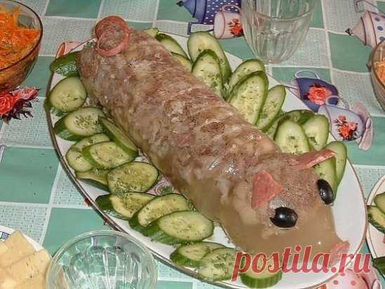 Холодец в бутылке.