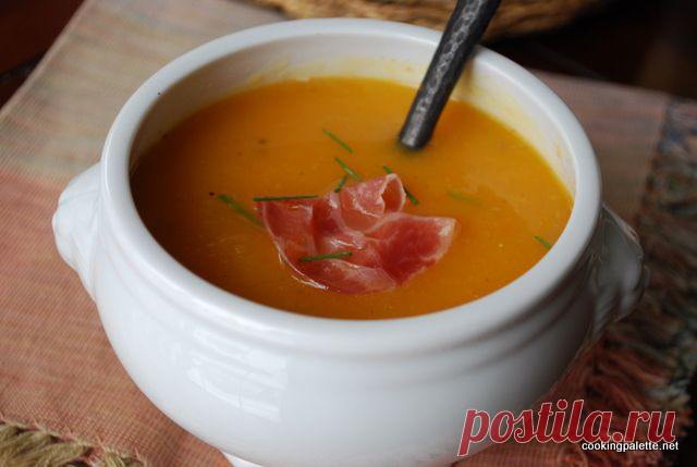 Cуп-пюре с тыквой баттернат и яблоками - Cooking Palette » Cooking Palette