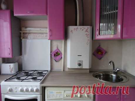 Кухня с газовой колонкой: реальных фото, варианты установки
