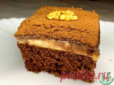 Пирожное с шоколадным и лимонным кремом Кулинарный рецепт
