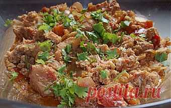 Чахохбили из курицы в мультиварке