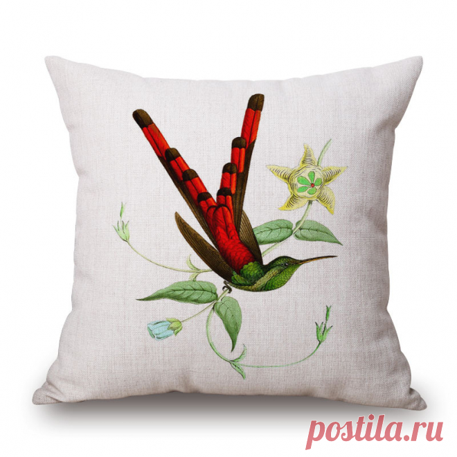 etui tytoniu Zdjęcie – Szczegółowe New Bird Floral Design Casual Style Sofa Throw Pillow Case Cotton Linen Decorotive Cushion Cover 45x45cm Capas De Almofada Zdjęcie w Cushion Cover od Shop1665606 Store | Aliexpress.com | Grupa Alibaba