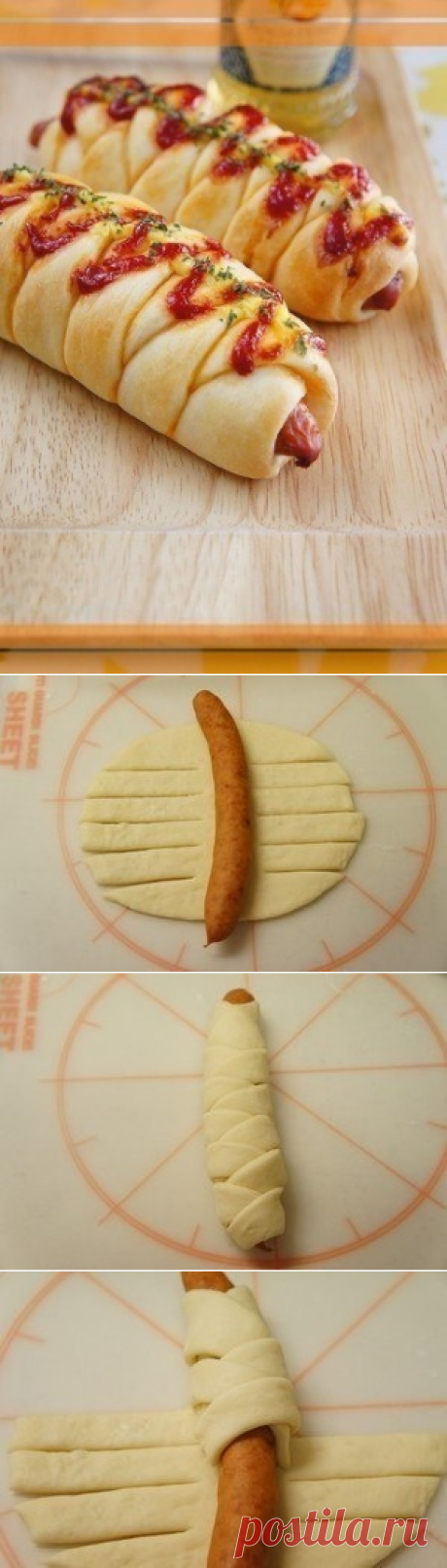 Как приготовить венские сосиски в тесте/wiener sausage bread. - рецепт, ингридиенты и фотографии
