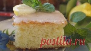 Наивкуснейший Лимонный пирог. Быстро, Просто и Безумно Вкусно!  рецепт с фото