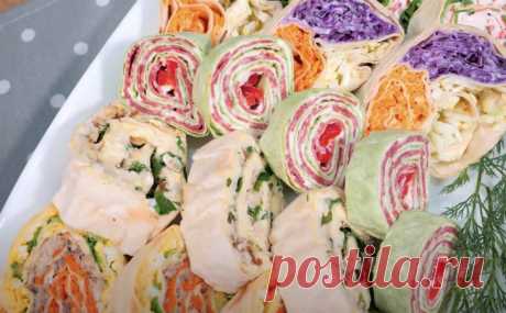 5 праздничных рулетов на новогодний стол: закуски заменяют салаты