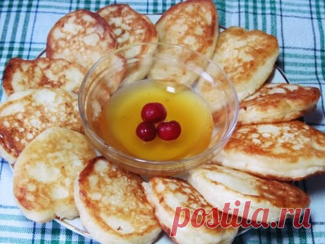 Оладьи на кефире без яиц / Простые рецепты