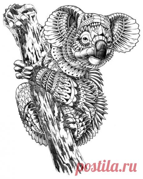 Зентангл (zentangle) - арт~картинки для творчества.