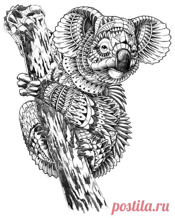 Зентангл (zentangle) - арт~картинки для творчества.