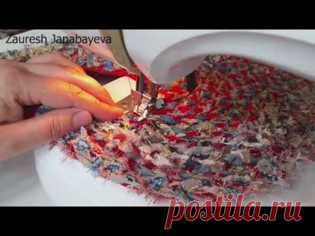 DIY Сумка корзина из лоскутков ткани. / Шитье из лоскутков быстро и красиво / пэчворк мастер класс