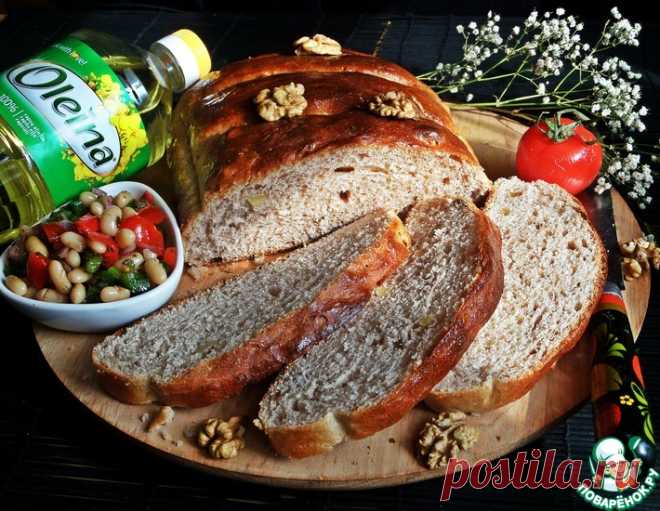 Хлеб с гречневой мукой и орехами – кулинарный рецепт