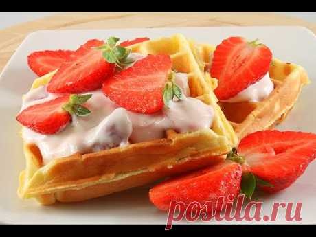 Вкусные Мягкие Вафли с Рикоттой. Ну Очень Простой Рецепт. ПП.