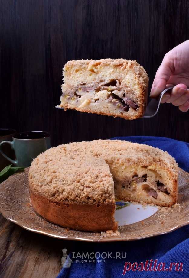 Бразильский пирог с бананами — рецепт с фото на Русском, шаг за шагом. Бразильский банановый пирог со штрейзелем. Выпечка для большой компании. #рецепт #пирог #выпечка #кчаю #чаепитие #выпечка