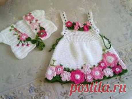 Crochet girls clothes в Pinterest