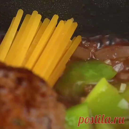 Котлеты с макаронами