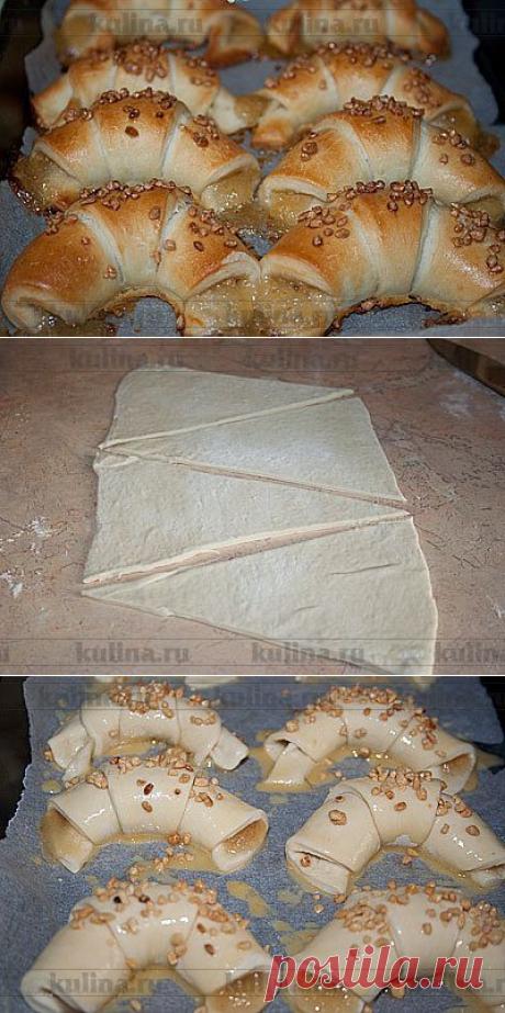 Рогалики с яблочным повидлом