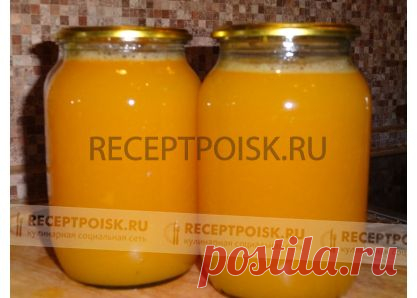 Тыквенный сок с апельсином, кулинарный рецепт с фотографиями