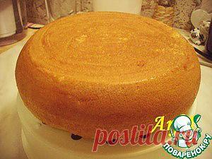 Бисквит простой - кулинарный рецепт
