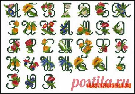 СХЕМЫ: АЛФАВИТ И ЦИФРЫ