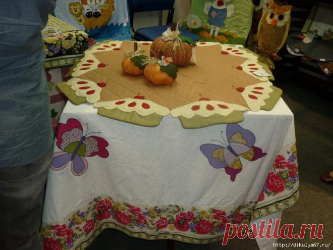 КРАСИВЫЕ САЛФЕТКИ С АППЛИКАЦИЕЙ