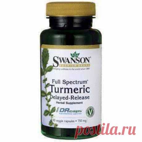 SWANSON Full Spectrum Turmeric 750mg x 60 capsules turmeric root