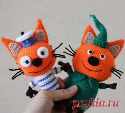 1000 схем амигуруми на русском: Кот Компот амигуруми