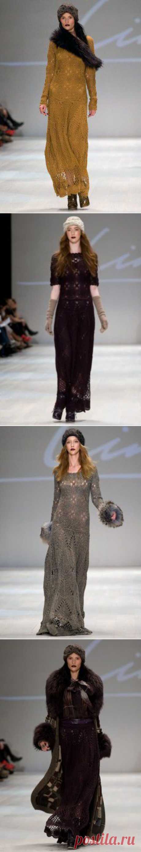 Шикарные теплые вязаные платья от LINE Knitwear | SexyCrochet.COM