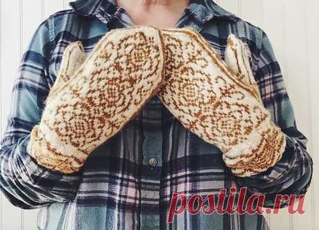 Ravelry: Project Gallery for Winter Rose Mittens/Vinterrose Votter pattern by Wenche Roald