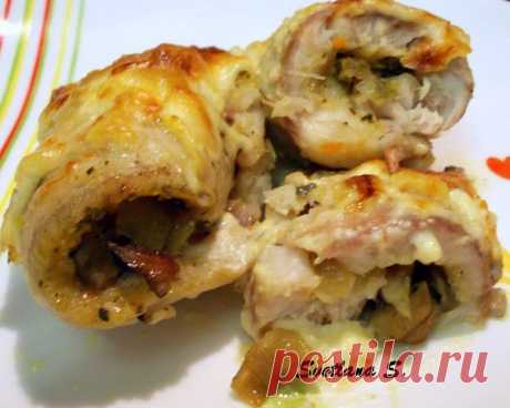 Рулетики из тилапии с грибами - УЮТНАЯ КУХНЯ - Группы Мой Мир