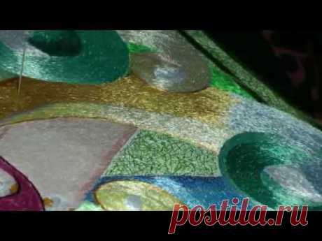 ВЫШИВКА ГЛАДЬЮ САМОЙ ПРОСТОЙ КАРТИНЫ    \   embroidery stitch pictures