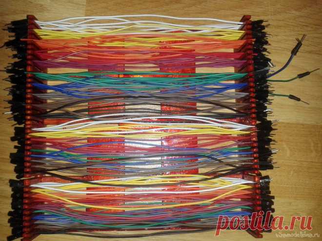 Органайзер для dupont 200 мм Всем привет и приятного времяпровождения. Тем, кто занимается радиотехникой, и в частности конструктором Arduio, знают как важно организовать правильное хранение компонентов для их быстрого поиска и возврата на место в случае непригодности для работы. Придумано много разных хранилищ, но сегодня