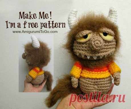 Перевод монстрика нашла в группе https://vk.com/loveamigurumi
