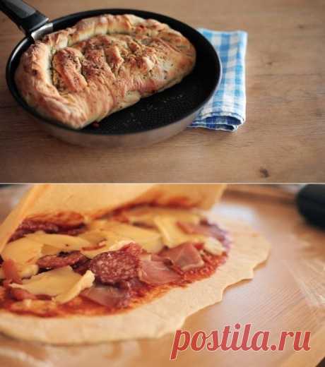 Как приготовить итальянская закрытая пицца кальцоне - рецепт, ингридиенты и фотографии