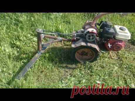 Чем косить траву? за 500 рублей самоделка для мотоблока.